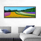 Tomita Flower Fields, Nakafurano Wall Art