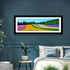 Tomita Flower Fields, Nakafurano Wall Art