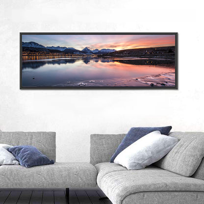 Ushuaia Twilight Reflection Wall Art