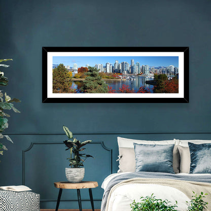Vancouver Autumn Skyline Wall Art