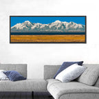 Snow-capped Peaks Over Lake Titicaca Wall Art