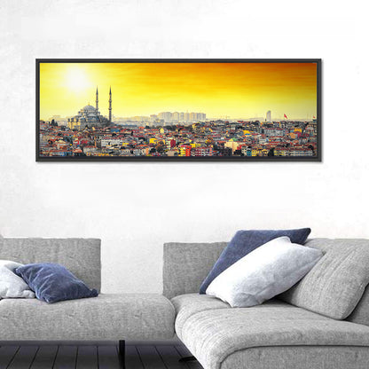 Fatih Mosque at Sunset Wall Art