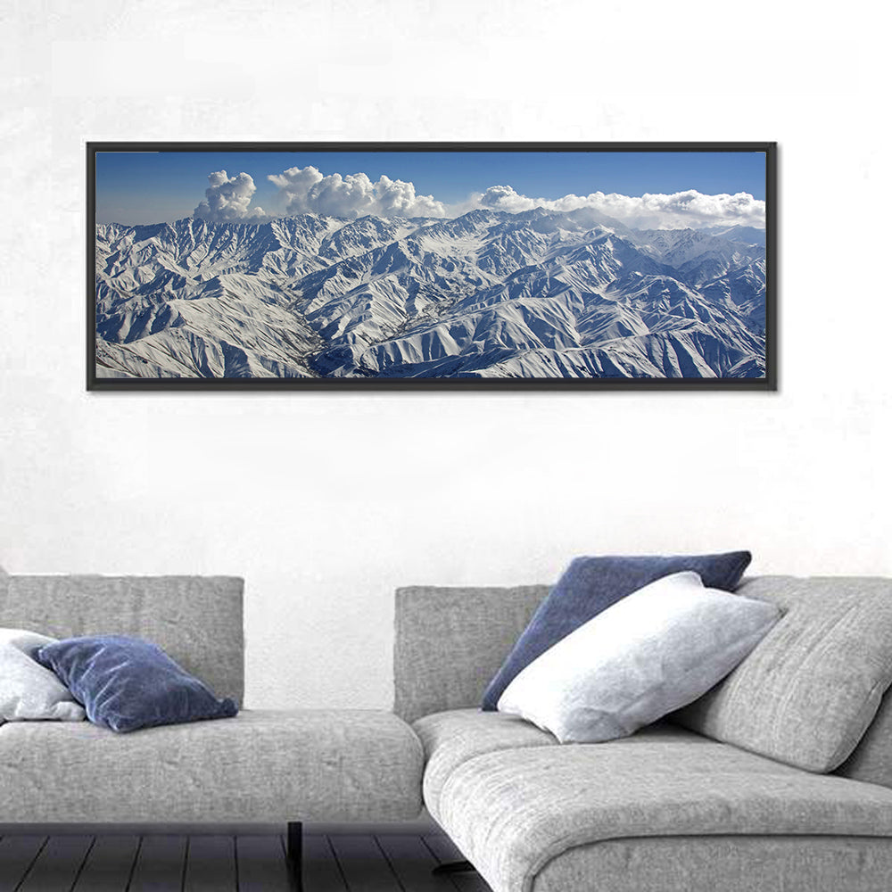 Snow-capped Afghan Mountains Wall Art