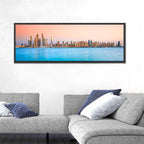 Dubai Marina Skyline Wall Art