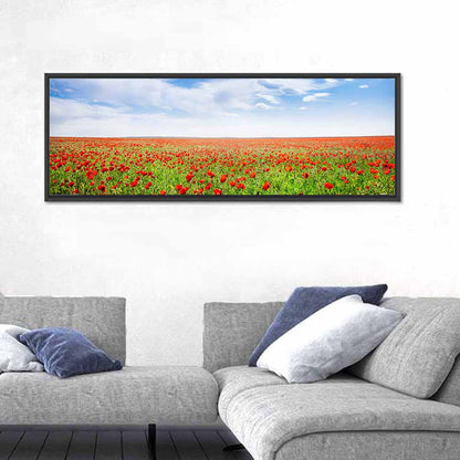Red Poppy Field Wall Art