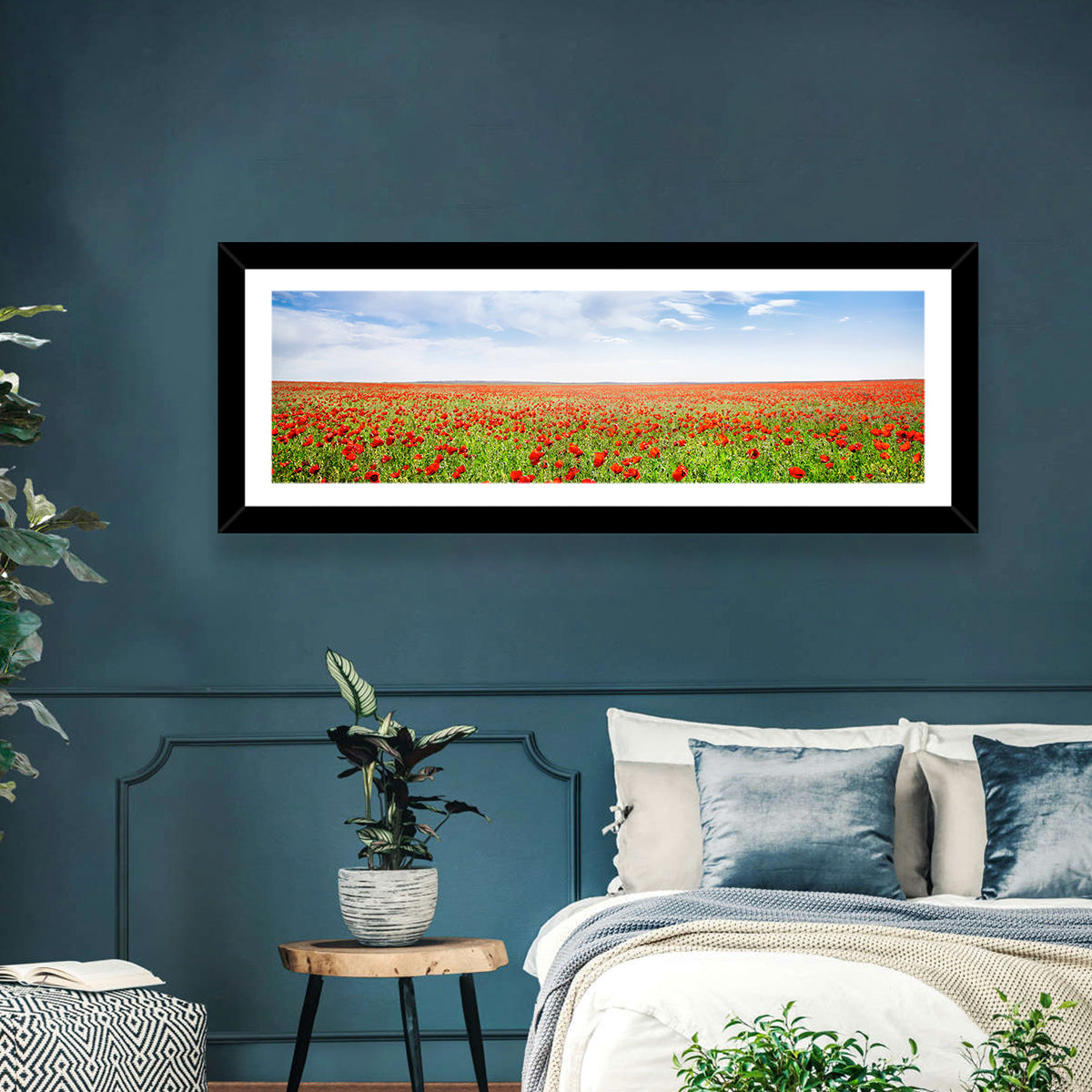 Red Poppy Field Wall Art