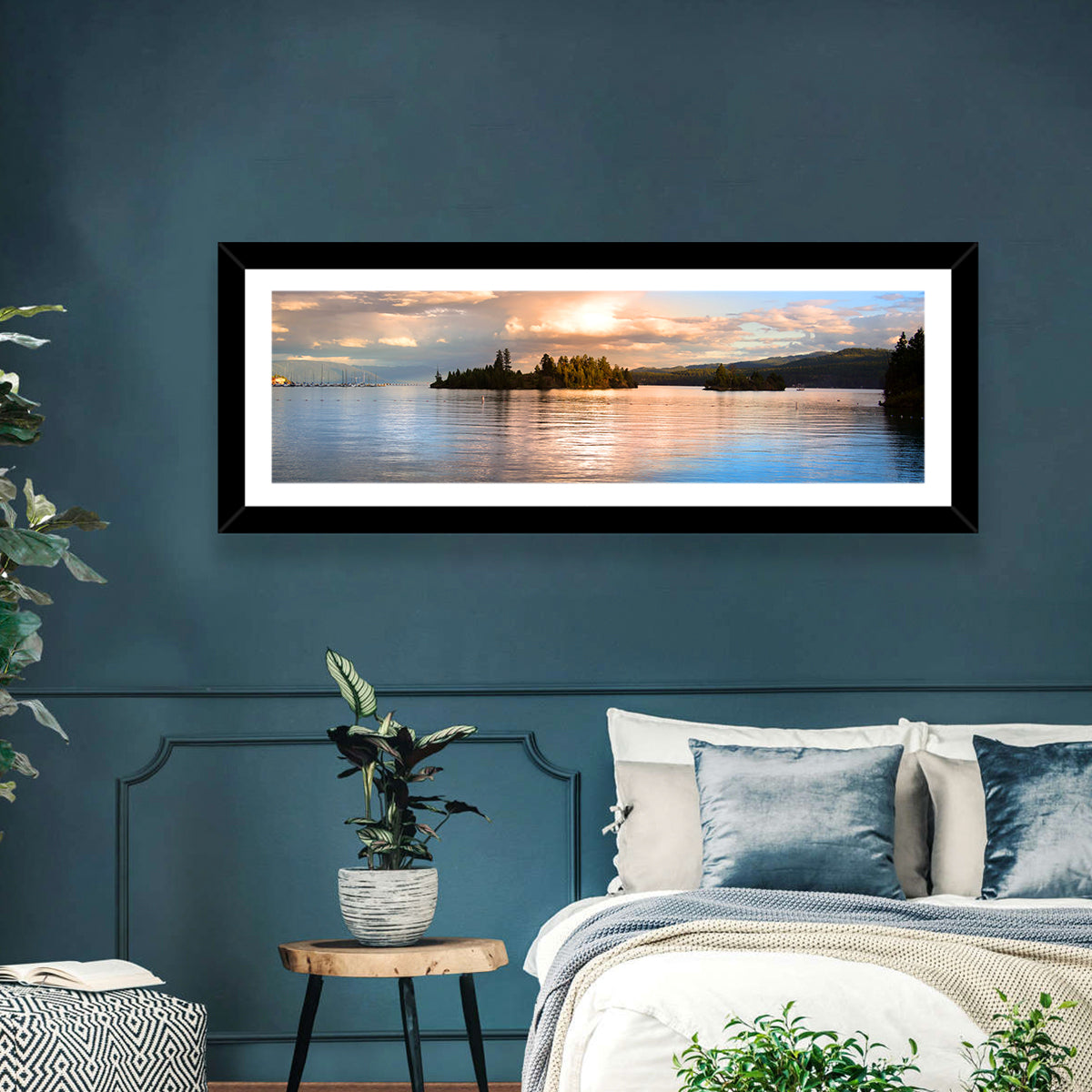 Flathead Lake Golden Hour Wall Art