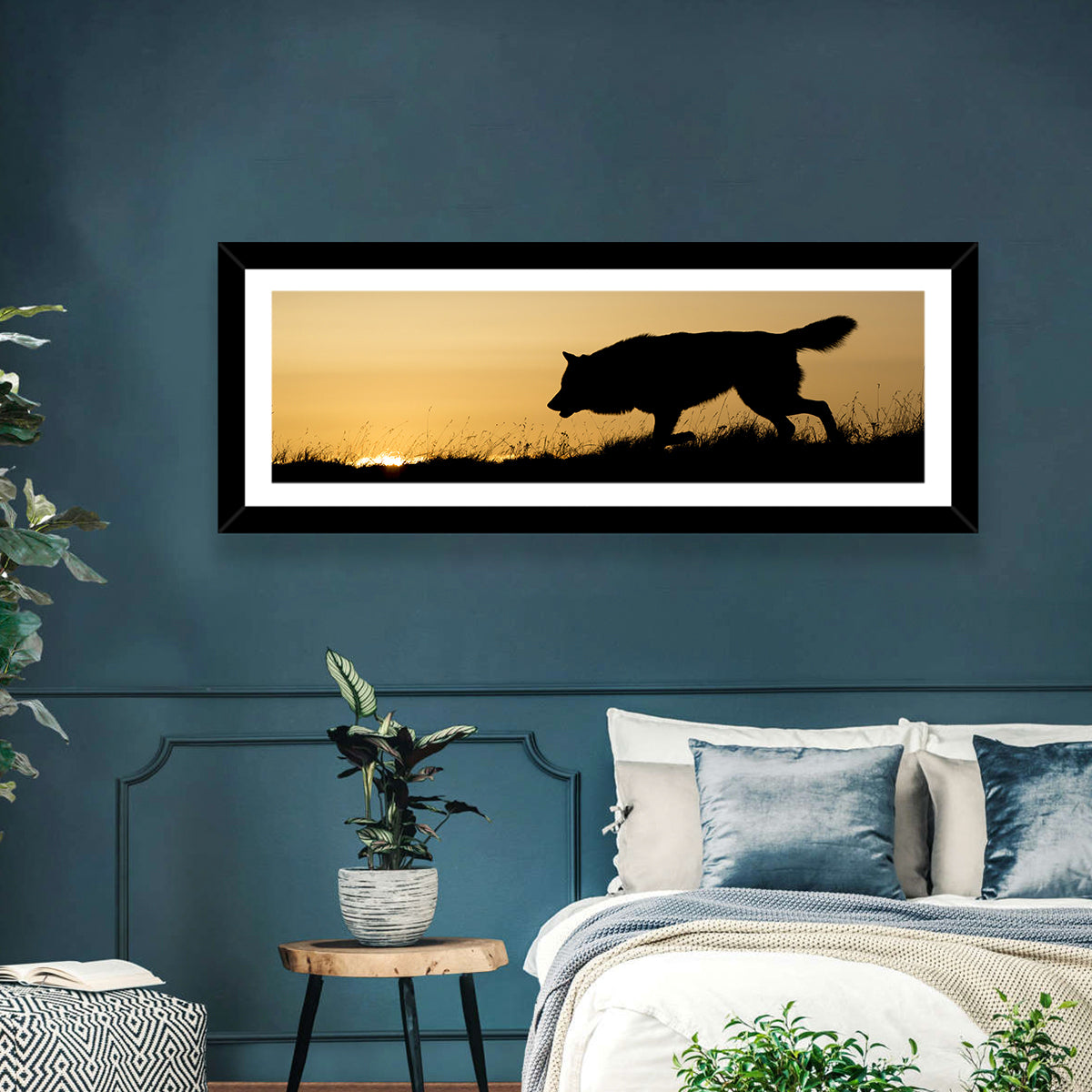 Hunting Wolf Wall Art