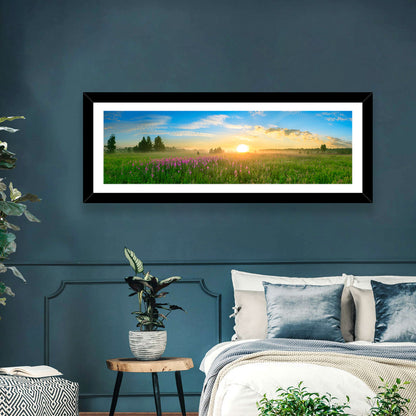 Fireweed Meadow Sunrise Wall Art