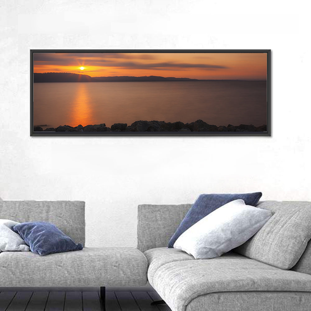 Lake Pepin Golden Sunrise Wall Art