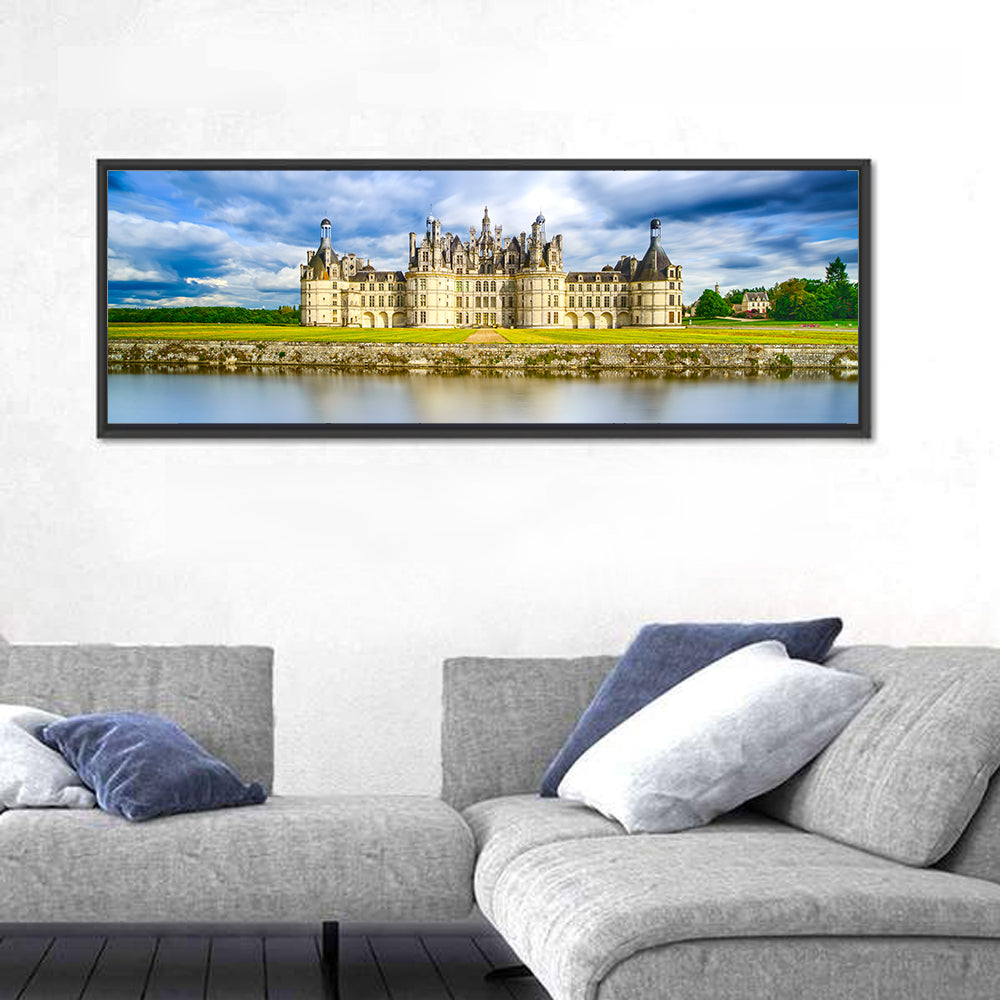 Château De Chambord Reflection Wall Art