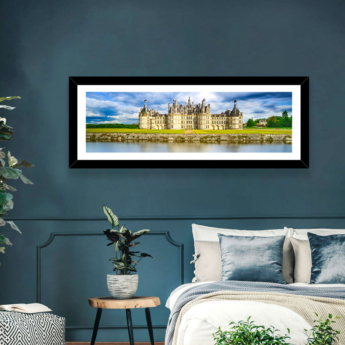 Château De Chambord Reflection Wall Art