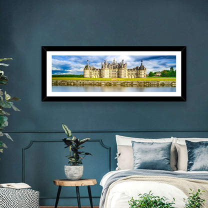 Château De Chambord Reflection Wall Art