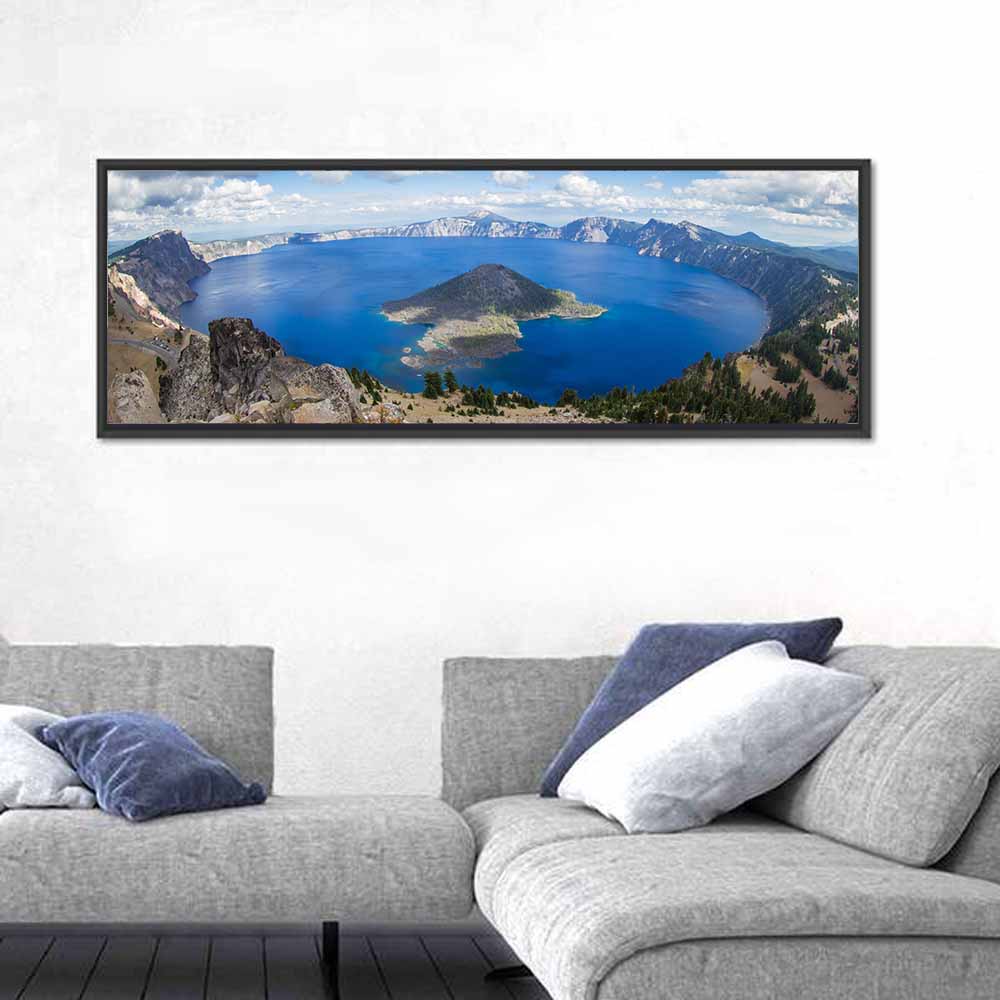 Crater Lake Rim View Wall Art
