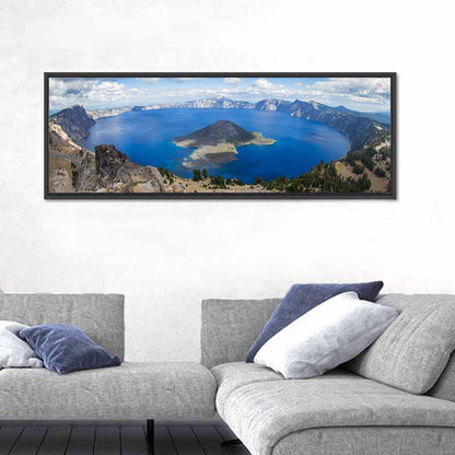 Crater Lake Rim View Wall Art