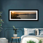 Dunollie Lighthouse Golden Hour Wall Art
