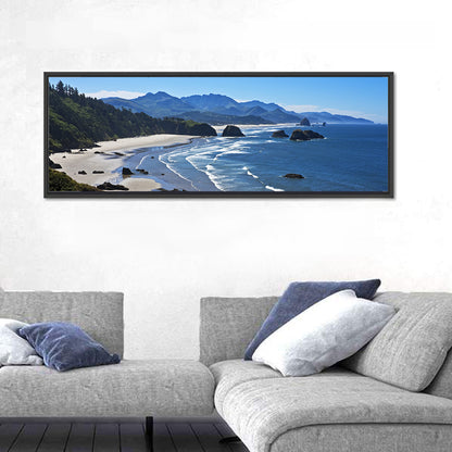 Cannon Beach Morning Shoreline Wall Art