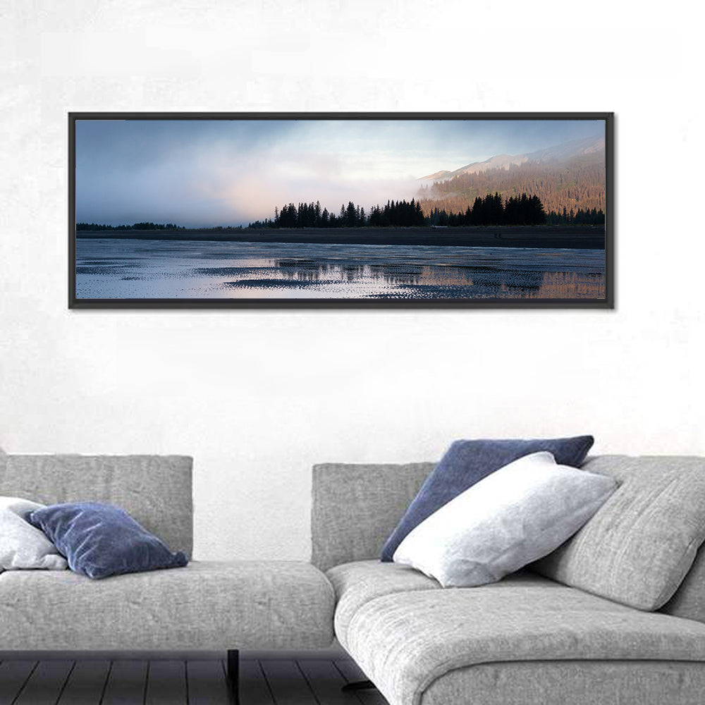 Lake Clark Foggy Shoreline Wall Art