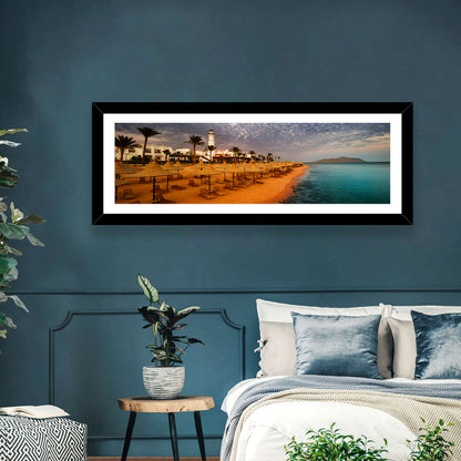 Sharm El Sheikh Beach at Dusk Wall Art
