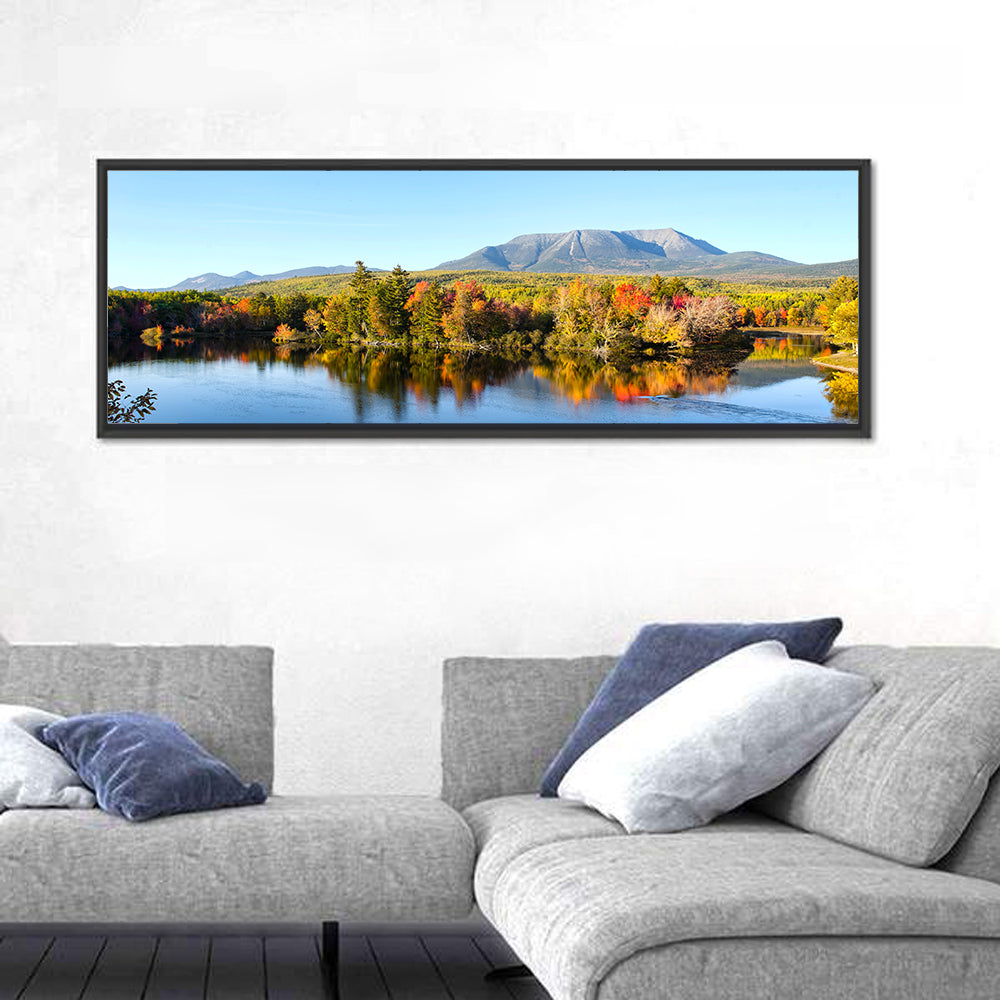 Mount Katahdin Autumn Reflection Wall Art