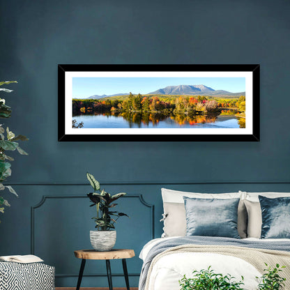 Mount Katahdin Autumn Reflection Wall Art