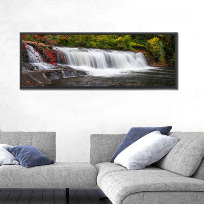 Blue Ridge Autumn Waterfall Wall Art