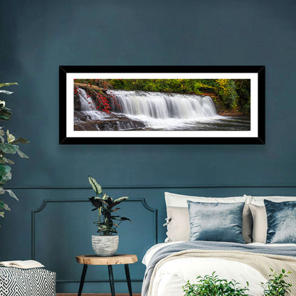 Blue Ridge Autumn Waterfall Wall Art