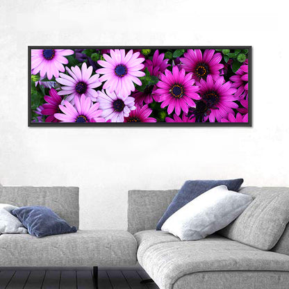 Pink and Purple Daisies Wall Art