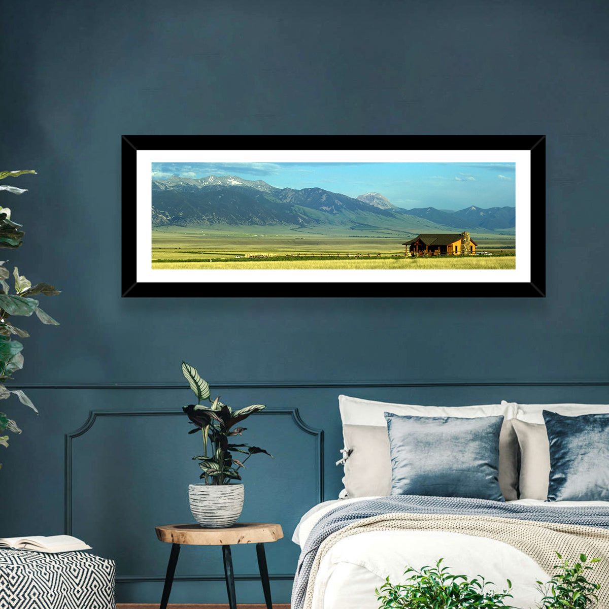 Montana Mountain Ranch Wall Art