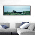 Red Ribbon Boat on Lake Victoria Wall Art