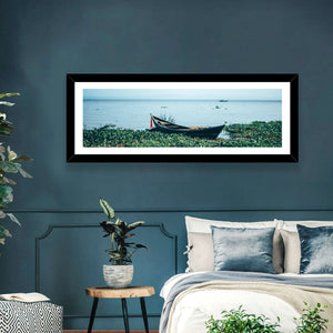 Boat In Lake Victoria Wall Art