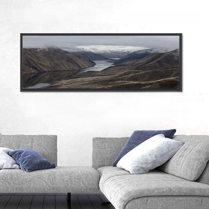 Snow-dusted Snake River Canyon Wall Art