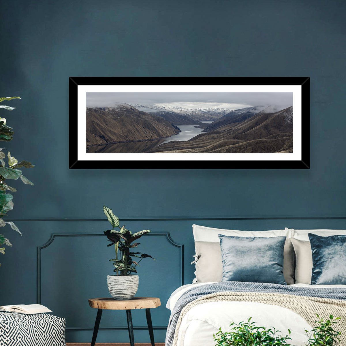 Snow-dusted Snake River Canyon Wall Art