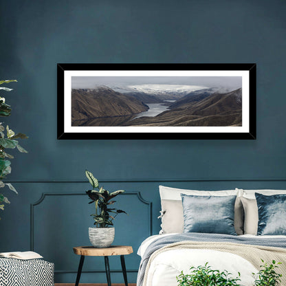 Snow-dusted Snake River Canyon Wall Art