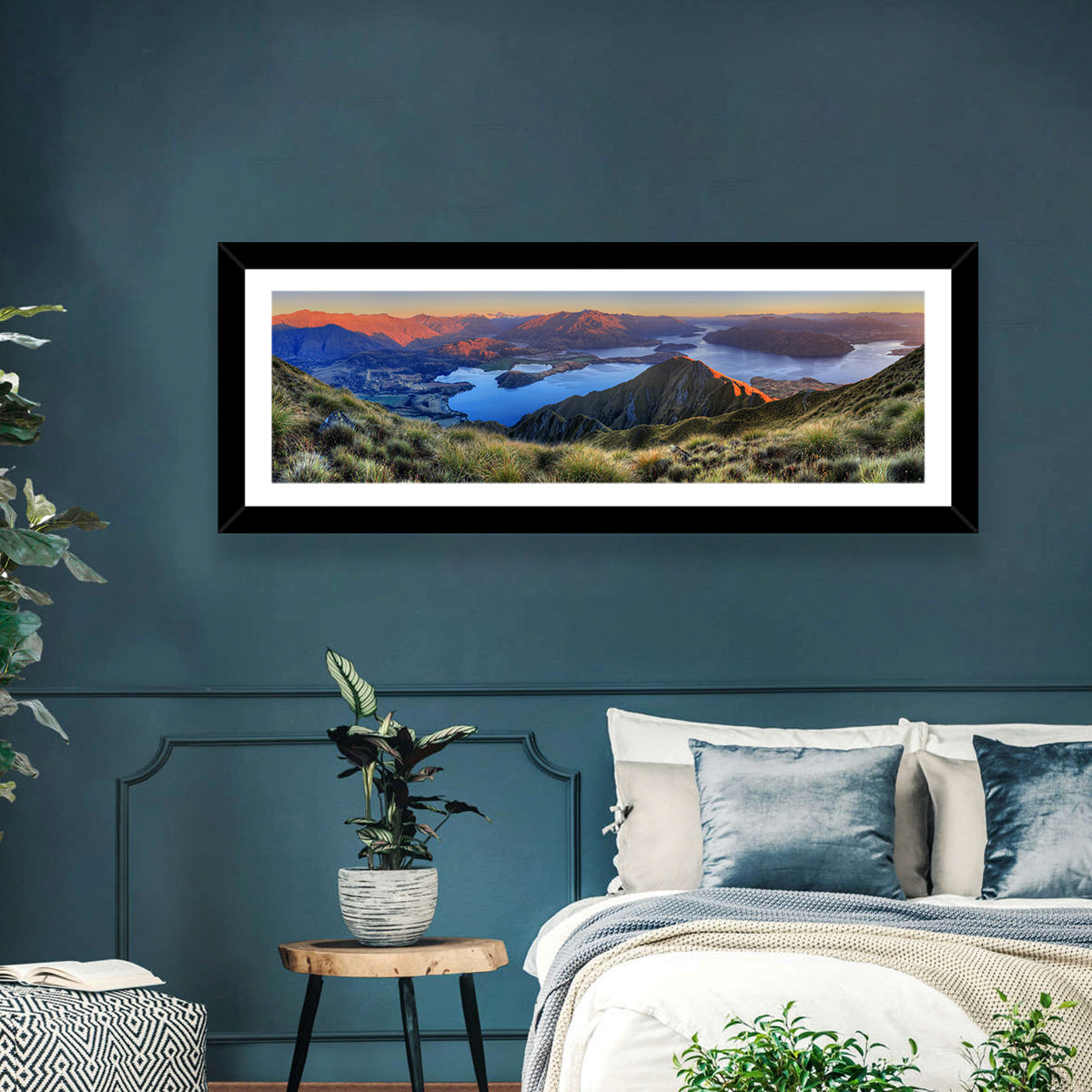 Wanaka Golden Hour Over Roys Peak Wall Art