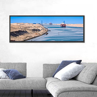 Suez Canal Container Ships Wall Art