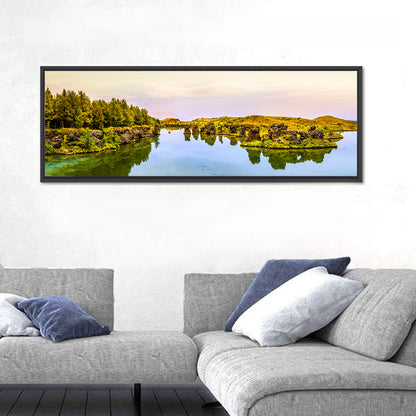 Lake Myvatn Reflections Wall Art