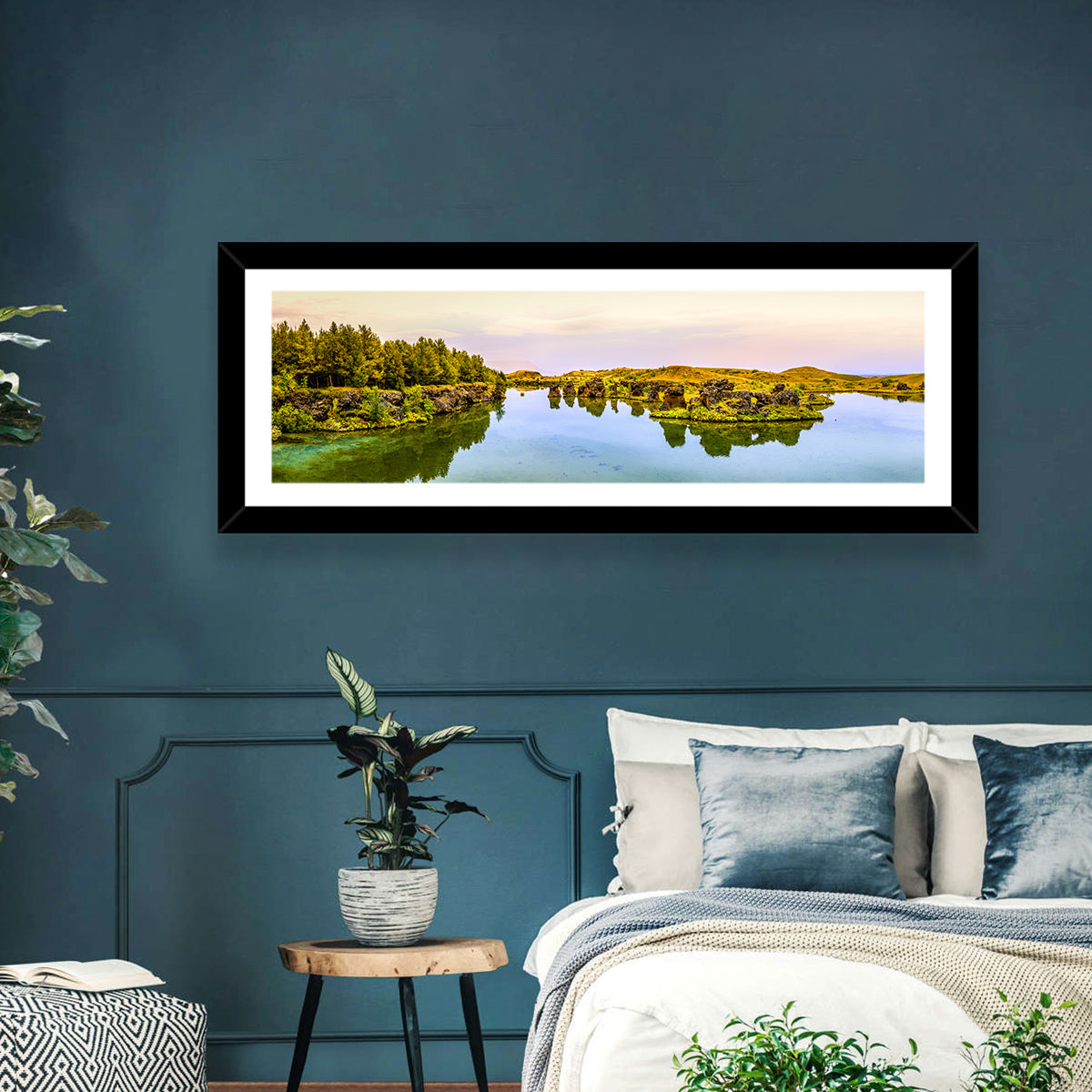 Lake Myvatn Reflections Wall Art