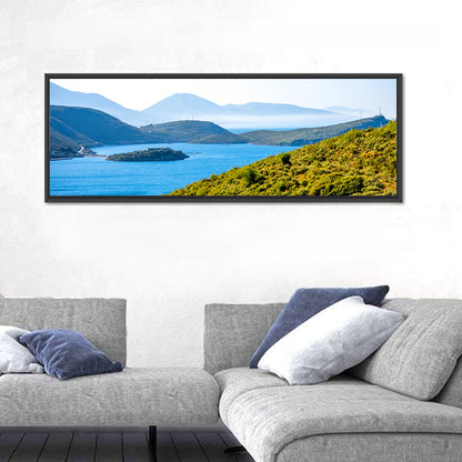 Porto Palermo Bay with Ali Pasha Castle Wall Art