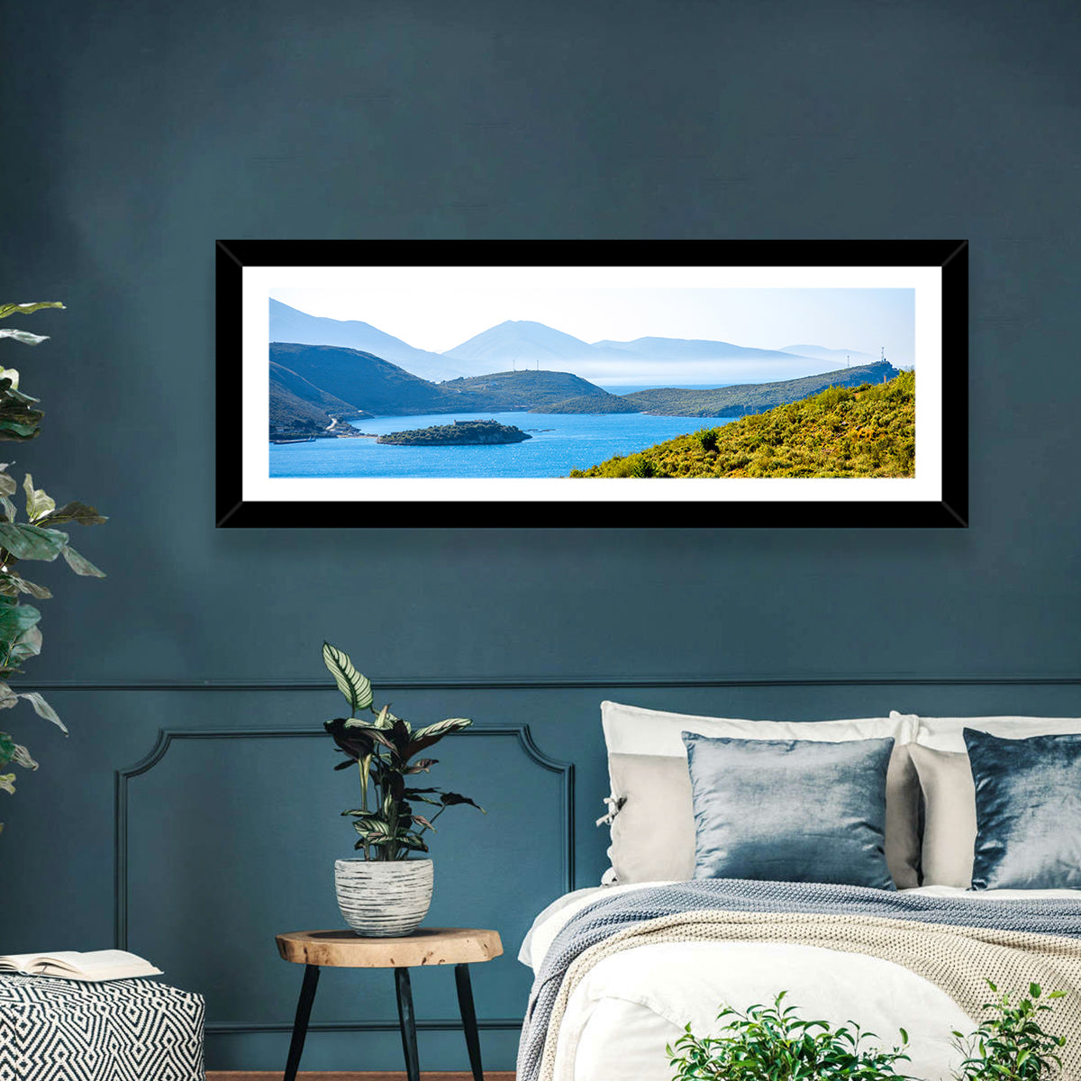 Porto Palermo Bay with Ali Pasha Castle Wall Art