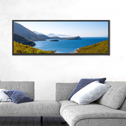 Coastal Cliffs and Lighthouse Bay Wall Art