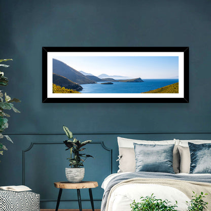 Coastal Cliffs and Lighthouse Bay Wall Art