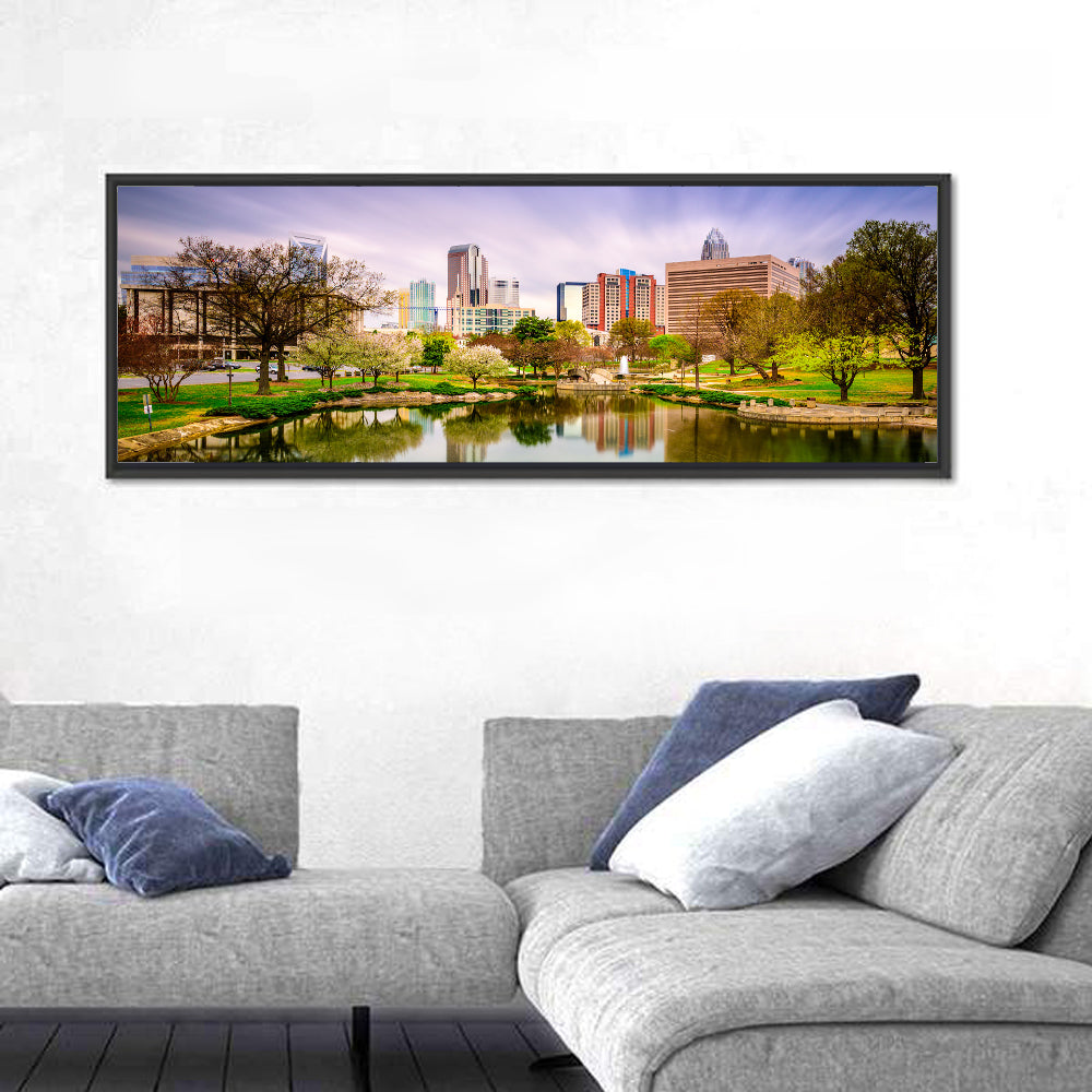 Charlotte Skyline at Marshall Park Wall Art