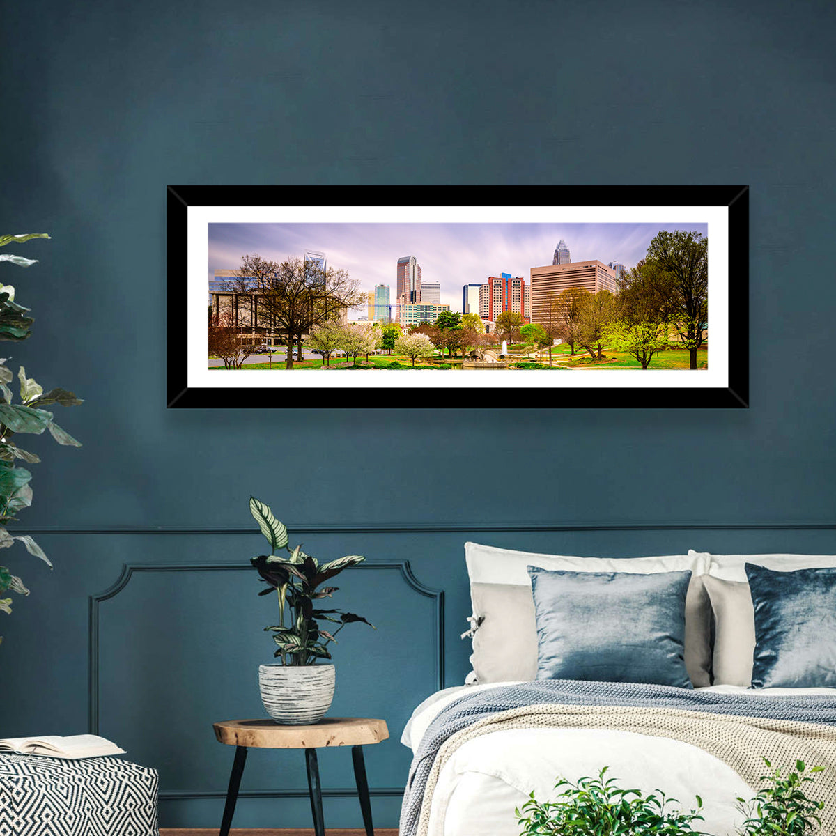 Charlotte Skyline at Marshall Park Wall Art