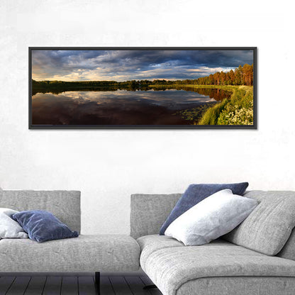 Finnish Lake Golden Hour Wall Art