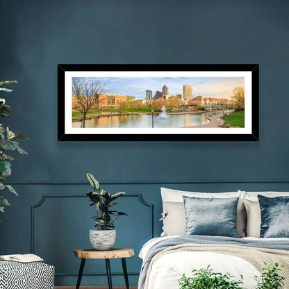 Indianapolis Central Canal Skyline Wall Art