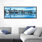 Reykjavik City Hall at Blue Hour Wall Art