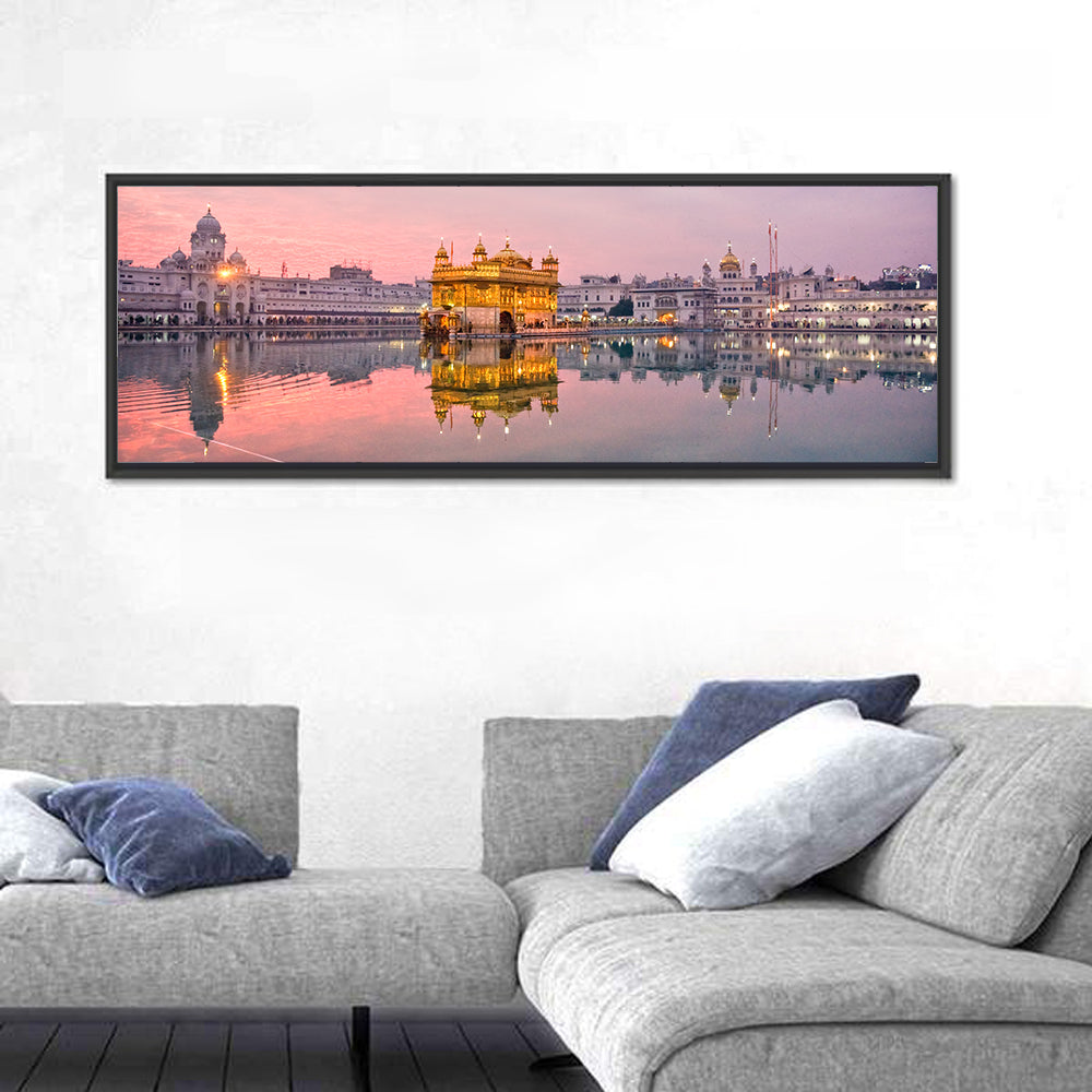 Golden Temple at Dusk, Amritsar Wall Art