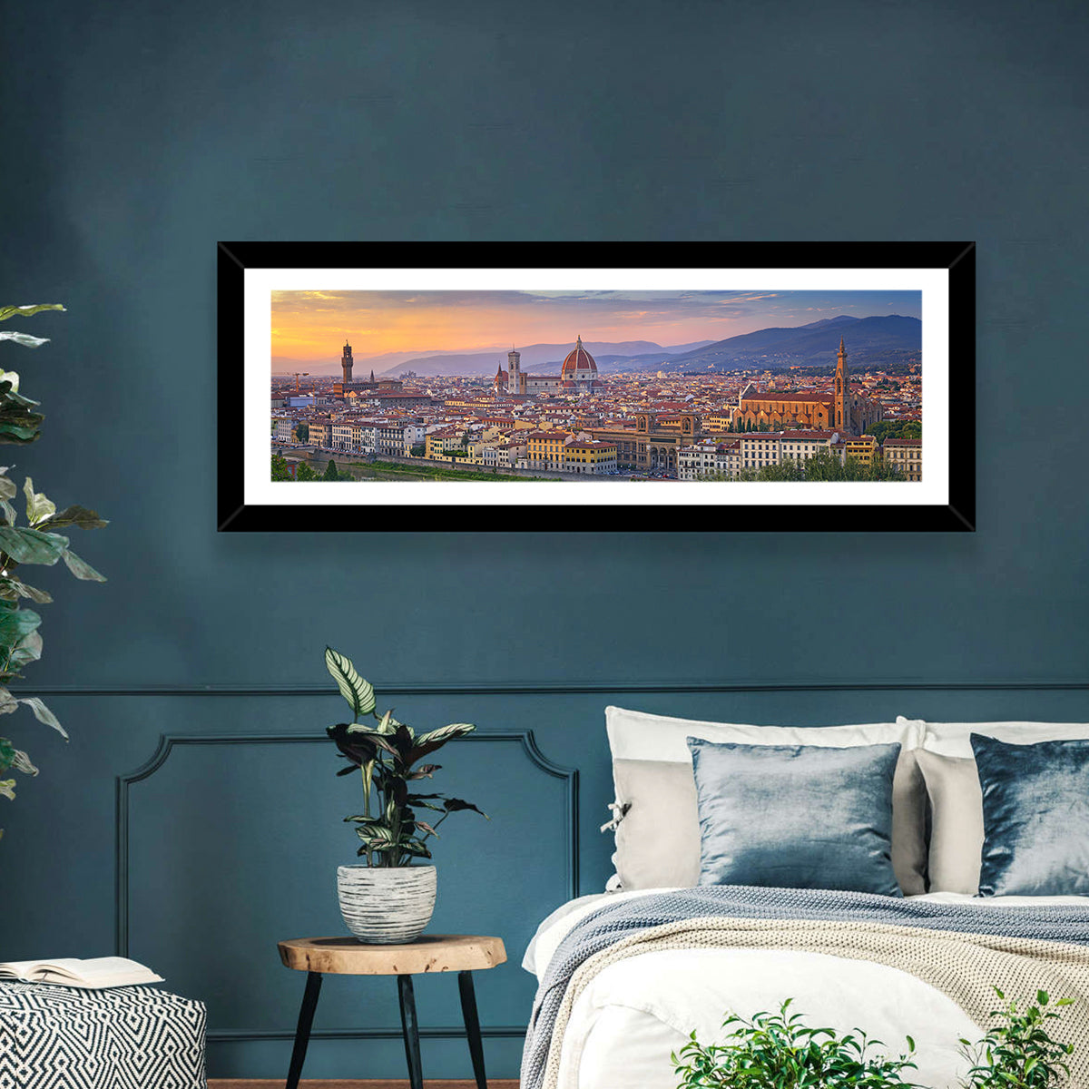 Florence Duomo Skyline at Golden Hour Wall Art