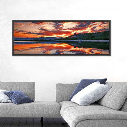 Kunming Lake Sunset, Summer Palace Wall Art